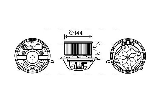 stove fan MS8608 Ava Quality Cooling