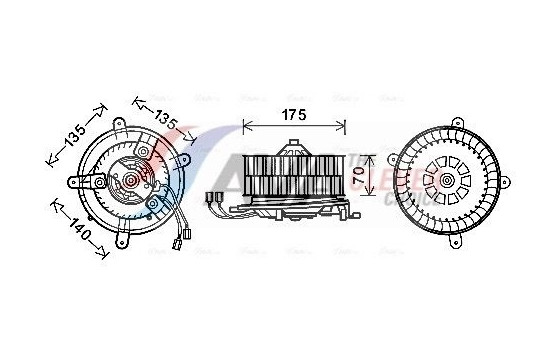 stove fan MS8610 Ava Quality Cooling