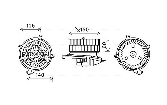 stove fan MS8623 Ava Quality Cooling