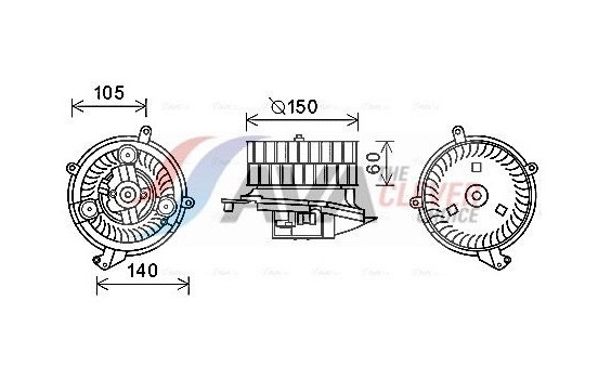 stove fan MS8623 Ava Quality Cooling