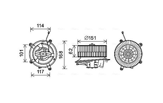 stove fan MS8624 Ava Quality Cooling