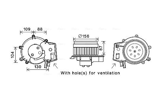 stove fan MS8625 Ava Quality Cooling