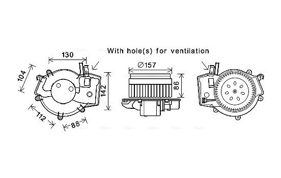 stove fan MS8657 Ava Quality Cooling