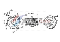 stove fan MS8661 Ava Quality Cooling