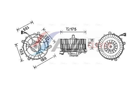 stove fan MS8661 Ava Quality Cooling