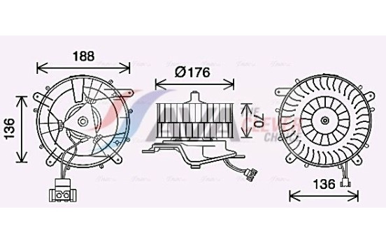 stove fan MS8689 Ava Quality Cooling