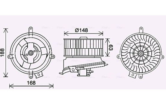 stove fan MS8711 Ava Quality Cooling