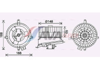 stove fan MS8711 Ava Quality Cooling