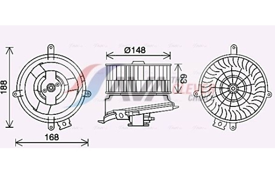 stove fan MS8711 Ava Quality Cooling