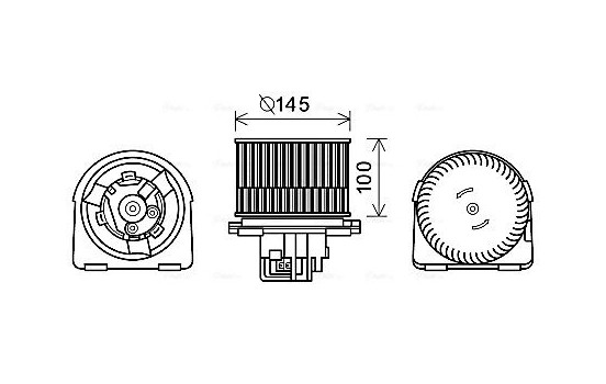 stove fan OL8619 Ava Quality Cooling