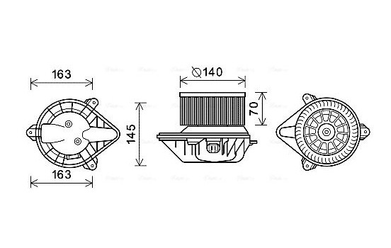 stove fan OL8624 Ava Quality Cooling