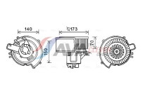 stove fan OL8639 Ava Quality Cooling