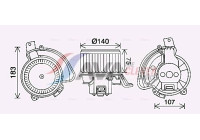 stove fan OL8689 Ava Quality Cooling