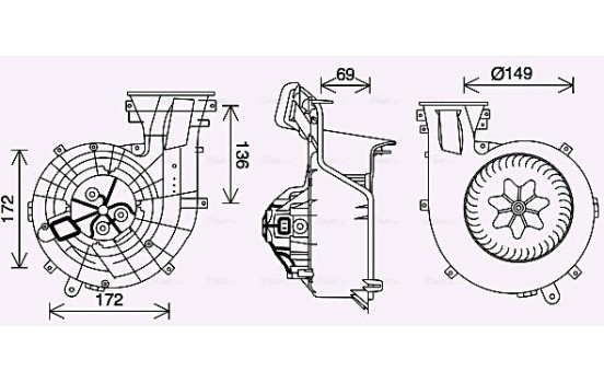 stove fan OL8693 Ava Quality Cooling