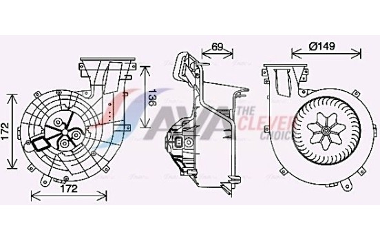 stove fan OL8693 Ava Quality Cooling