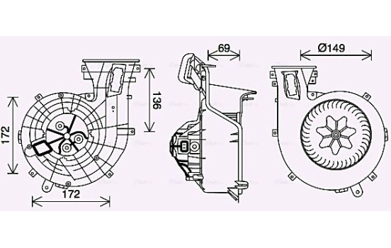 stove fan OL8694 Ava Quality Cooling