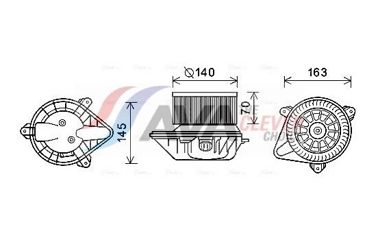 stove fan PE8375 Ava Quality Cooling