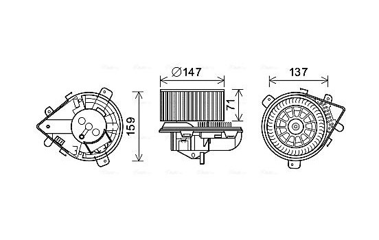 stove fan PE8380 Ava Quality Cooling