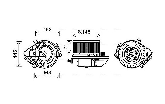 stove fan PE8504 Ava Quality Cooling