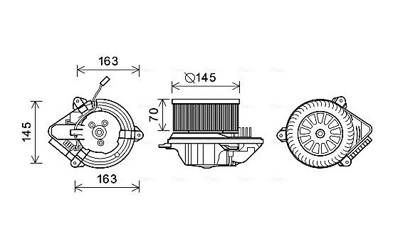 stove fan PE8510 Ava Quality Cooling