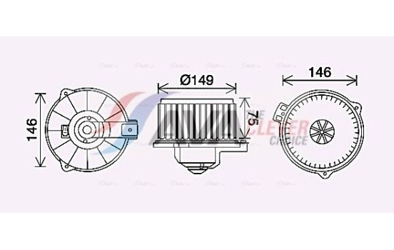 stove fan TO8735 Ava Quality Cooling