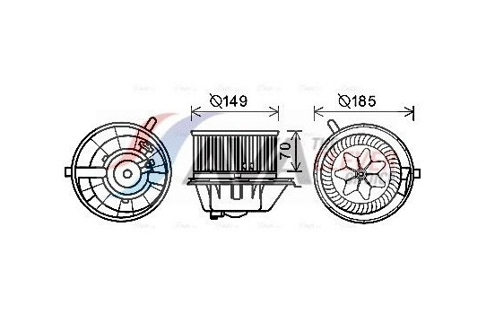 stove fan VN8337 Ava Quality Cooling