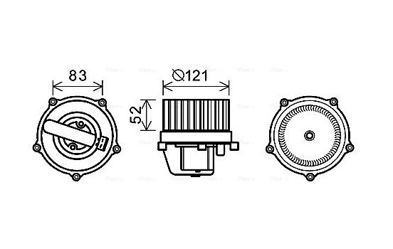 stove fan VN8345 Ava Quality Cooling