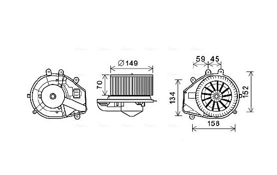 stove fan VN8352 Ava Quality Cooling