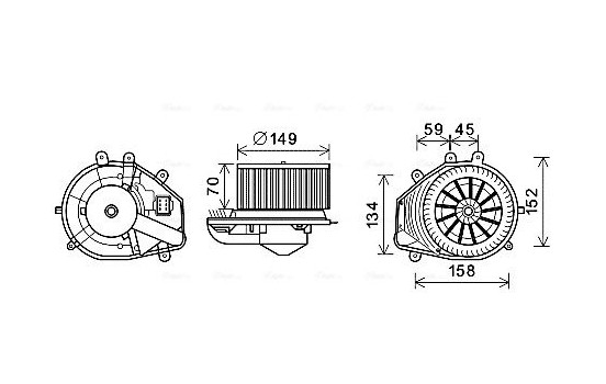 stove fan VN8353 Ava Quality Cooling