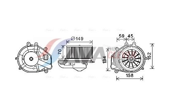 stove fan VN8353 Ava Quality Cooling