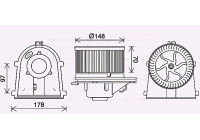 stove fan VN8408 Ava Quality Cooling