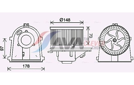 stove fan VN8408 Ava Quality Cooling