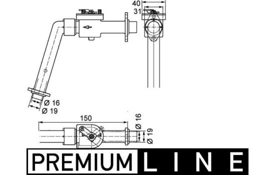 Control Valve, coolant BEHR *** PREMIUM LINE ***