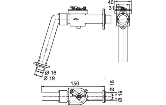 Control Valve, coolant BEHR *** PREMIUM LINE ***, Image 2