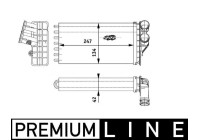 Heat Exchanger, interior heating BEHR *** PREMIUM LINE ***