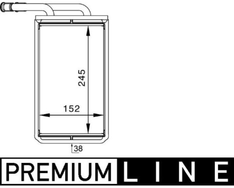 Heat Exchanger, interior heating BEHR *** PREMIUM LINE ***