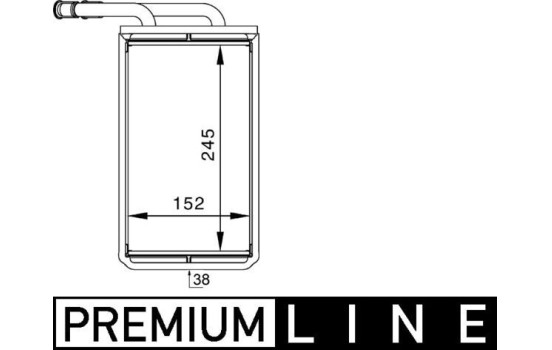 Heat Exchanger, interior heating BEHR *** PREMIUM LINE ***