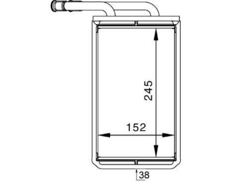 Heat Exchanger, interior heating BEHR *** PREMIUM LINE ***, Image 2