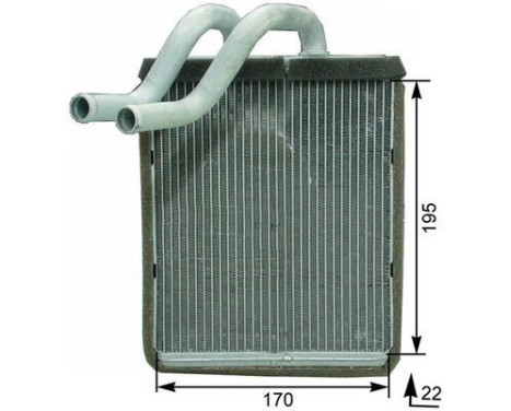 Heat Exchanger, interior heating BEHR *** PREMIUM LINE ***, Image 2