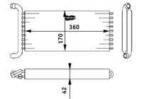 Heat Exchanger, interior heating BEHR *** PREMIUM LINE ***