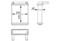Heat Exchanger, interior heating BEHR *** PREMIUM LINE ***