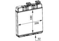 Heat Exchanger, interior heating BEHR *** PREMIUM LINE ***