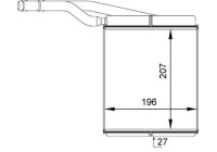 Heat Exchanger, interior heating BEHR *** PREMIUM LINE ***