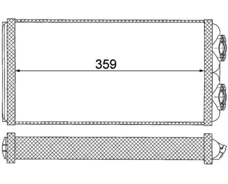 Heat Exchanger, interior heating BEHR *** PREMIUM LINE ***, Image 2
