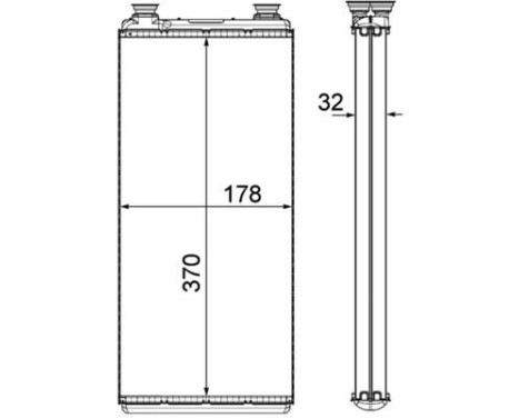 Heat Exchanger, interior heating BEHR *** PREMIUM LINE ***
