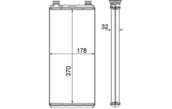 Heat Exchanger, interior heating BEHR *** PREMIUM LINE ***