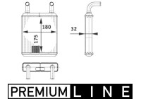 Heat Exchanger, interior heating BEHR *** PREMIUM LINE ***