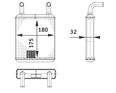 Heat Exchanger, interior heating BEHR *** PREMIUM LINE ***, Image 2