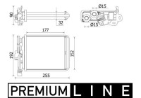 Heat Exchanger, interior heating BEHR *** PREMIUM LINE ***