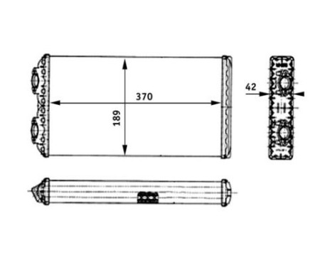 Heat Exchanger, interior heating BEHR *** PREMIUM LINE ***, Image 2